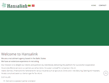 Tablet Screenshot of hansalink.info